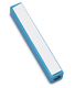 Adi Sidler Mini Mezuzah Case, Crown Shin Design - Turquoise