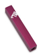 Adi Sidler Mini Mezuzah Case, Three Lettered Hebrew Divine Name - Purple