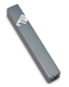 Adi Sidler Mini Mezuzah Case, Three Lettered Hebrew Divine Name - Gray
