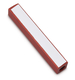 Adi Sidler Mini Mezuzah Case, Three Lettered Hebrew Divine Name - Red