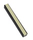 Classic Weather Proof Aluminum Mezuzah Case with Shin Decoration - Black