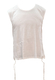 Adult White Sleeveless Undershirt with Tzitzit