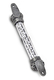 Small Pewter-Colored Mezuzah Case with Shema Prayer Words - Decorative Crowns