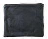 Black Faux Leather Tallit and Tefillin Bag Set - Embroidered Breslev Flames