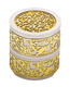 Yair Emanuel Compact Travelling Candlesticks, Cutout Pomegranates - Gold