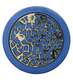 Yair Emanuel Compact Travelling Candlesticks, Cutout Pomegranates - Blue