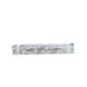 Yair Emanuel Sliding Compact Pocket Menorah, Blessing Words  Silver Stripes