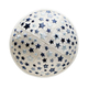 Yair Emanuel Kippah for Children  Embroidered Colorful Stars on White