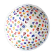 Yair Emanuel Kippah for Children  Colorful Embroidered Alef Bet on White