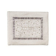 Yair Emanuel Tallit and Tefillin Bag Set, Embroidered Pomegranate Vines - Silver
