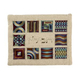 Yair Emanuel Tallit and Tefillin Bag, Embroidered Squares and Shapes  Colorful