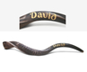 Personalized Shofar - Yemenite Kudu Horn Inscribed with Name