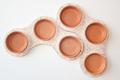 Graciela Noemi Handcrafted Terrazo Passover Seder Plate - Terracotta Color
