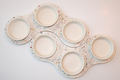 Graciela Noemi Handcrafted Terrazo Passover Seder Plate - White