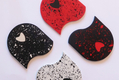 Graciela Noemi Handcrafted Pair of Coasters - Terrazzo Design