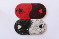 Graciela Noemi Handcrafted Pair of Coasters - Terrazzo Design
