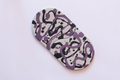 Graciela Noemi Handcrafted Pair of Coasters - Colored Abstract Design on Gray