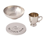 Yair Emanuel Three-Piece Mayim Achronim Set - Stainless Steel