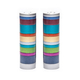 Yair Emanuel Salt and Pepper Shakers, Anodized Aluminum - Colorful Rings