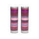 Yair Emanuel Salt and Pepper Shakers, Anodized Aluminum  Maroon Rings