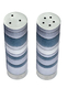 Yair Emanuel Salt and Pepper Shakers, Anodized Aluminum - Gray Rings