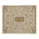Yair Emanuel Tallit and Tefillin Bag Full Embroidery, Flowers - Gold and Silver