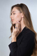 Sterling Silver Eilat Stone Ring with Two Crisscross Decorative Stripes