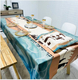 Pesach Tablecloth With Matching Matzah Cover - Colorful Passover Theme