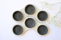 Graciela Noemi Handcrafted Terrazo Passover Seder Plate - Black and White