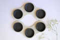 Graciela Noemi Handcrafted Terrazo Passover Seder Plate - Black and White