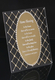 Standing English Home Blessing, Decorative Lucite - Silver or Gold