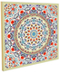 Dorit Judaica Decorative Wall Plaque with Flowers - Blessings for Teacher