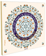 Dorit Judaica Wall Plaque with Psalm Blessings in Circular Floral Display