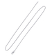 925 Sterling Silver Rhodium Plated Rope Chain - Choice of Lengths