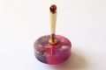 Graciela Noemi Handcrafted Pirouette Chanukah Dreidel - Colorful