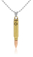 Israeli Army M-16 Rifle Bullet Pendant with Star of David