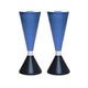 Yair Emanuel Cone Candlesticks, Two Sided and Two Colored - Choice of Colors