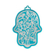 Yair Emanuel Small Wall Hamsa with Delicate Tree Overlay - Choice of Colors