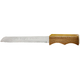 Dark Brown Wood Challah Board with White Marble Plaque - Comes with Knife