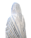 Noam Acrylic Tallit Prayer Shawl  Light Blue and Silver Stripes