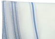 Noam Acrylic Non-Slip Lightweight Tallit Prayer Shawl - Silver and Light Blue Stripes