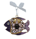 Gleaming Wall Fish Plaque, Priestly Blessing Star of David - Choice of Colors