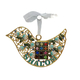 Gleaming Wall Decoration, Bird with Shalom and Breastplate  Choice of Colors