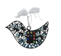 Gleaming Wall Decoration, Bird with Shalom and Breastplate  Choice of Colors