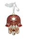 Gleaming Hamsa Wall Hanging, Fish & Key Dove & Star of David  Choice of Colors