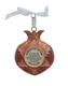 Gleaming Pomegranate Wall Decor with Crystals, Star of David Home Blessing - Color Choice