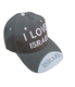 Baseball Cap with Embroidered I Love Israel Design - Choice of Colors