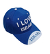 Baseball Cap with Embroidered I Love Israel Design - Choice of Colors