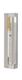 Dorit Judaica Clear Acrylic Mezuzah Case, Silver Frame - Gold or Silver Shin