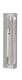 Dorit Judaica Clear Acrylic Mezuzah Case, Silver Frame - Gold or Silver Shin